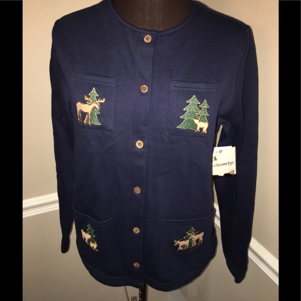 NWT Breckenridge ugly‎ XMAS sweatshirt S